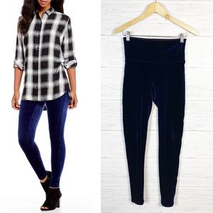 SPANX • Velvet Leggings in Lapis Night M